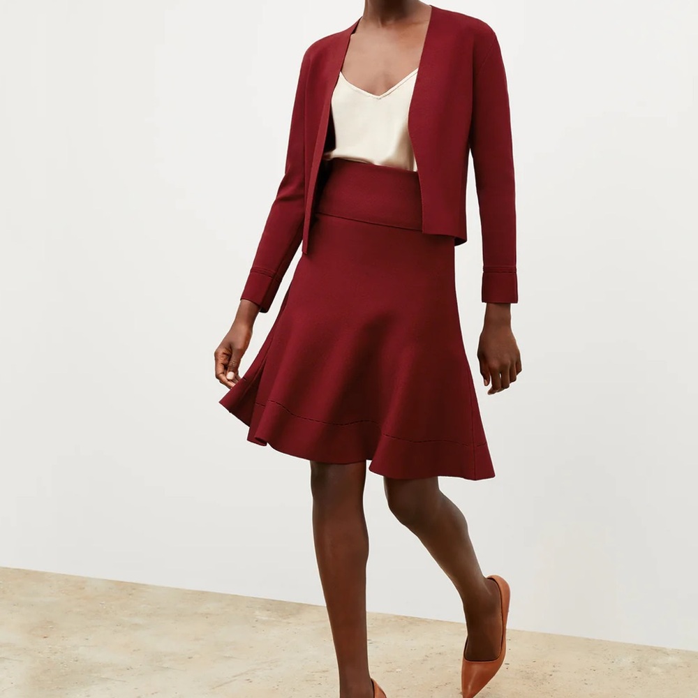 BRAND NEW Luca Skirt from M M LaFleur. Size M. Maroon